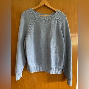 Universal Thread light blue cotton sweater, XL